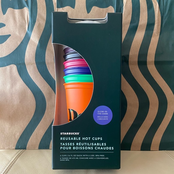 Starbucks Tumbler Halloween 2020-GITD-6 Hot Cups